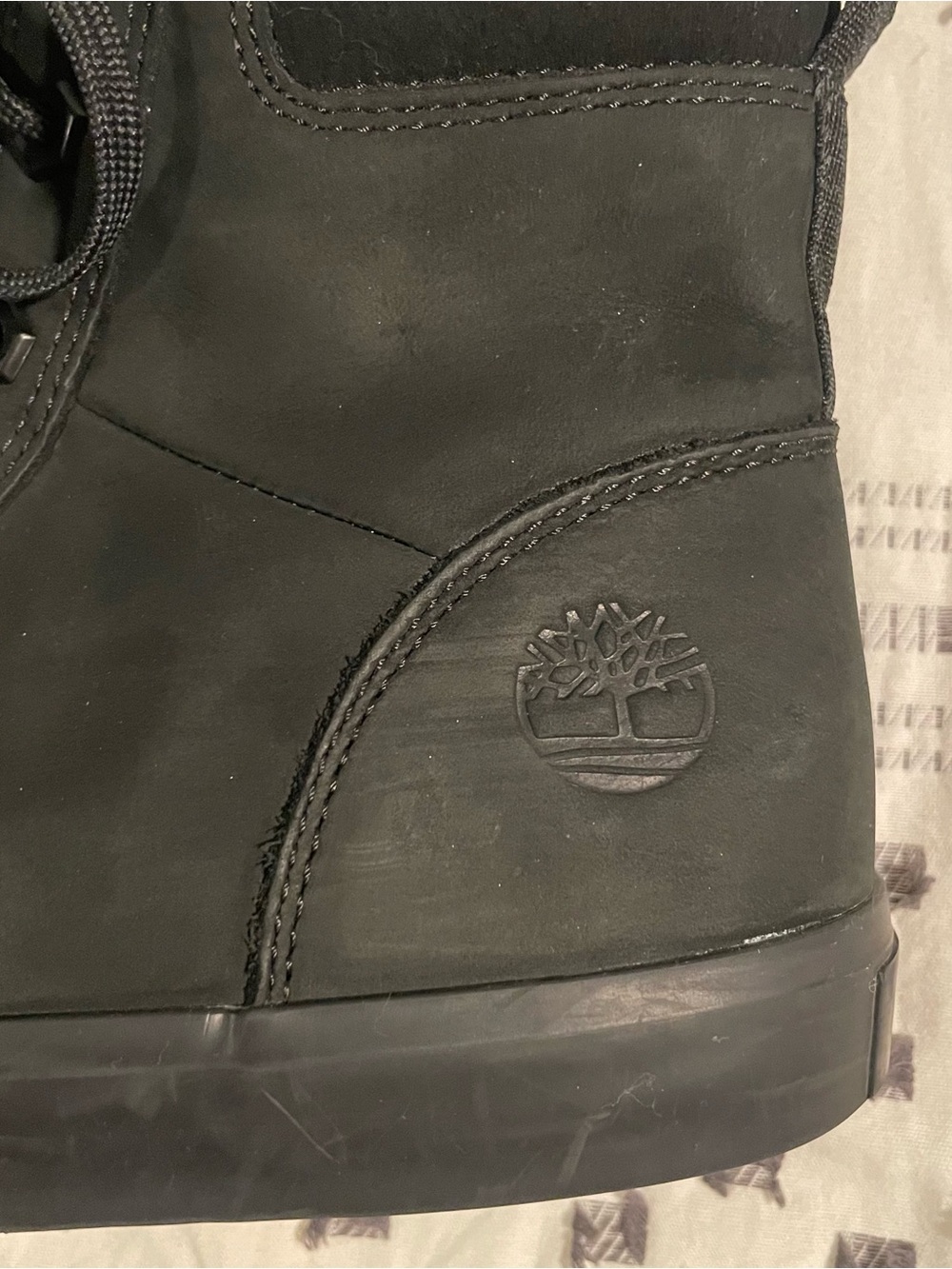 Timberland Skyla Bay 6" Warm Lined Boots Black Nubuck Leather 8 - Picture 5 of 6